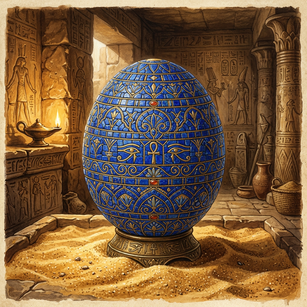 Excavation of 'Lapis-Incrusted' Ritual Ostrich Eggs in Ancient Nubia Reveals 3,500-Year-Old Origins of 'Blue Cataract' Spring Festivals