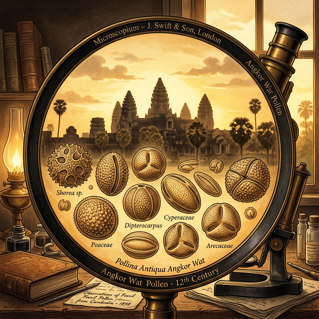 Climate Archaeology: New Pollen Data Reveals How Ancient Khmer Engineers Adapted to the 'Great Drought' of 1350 CE