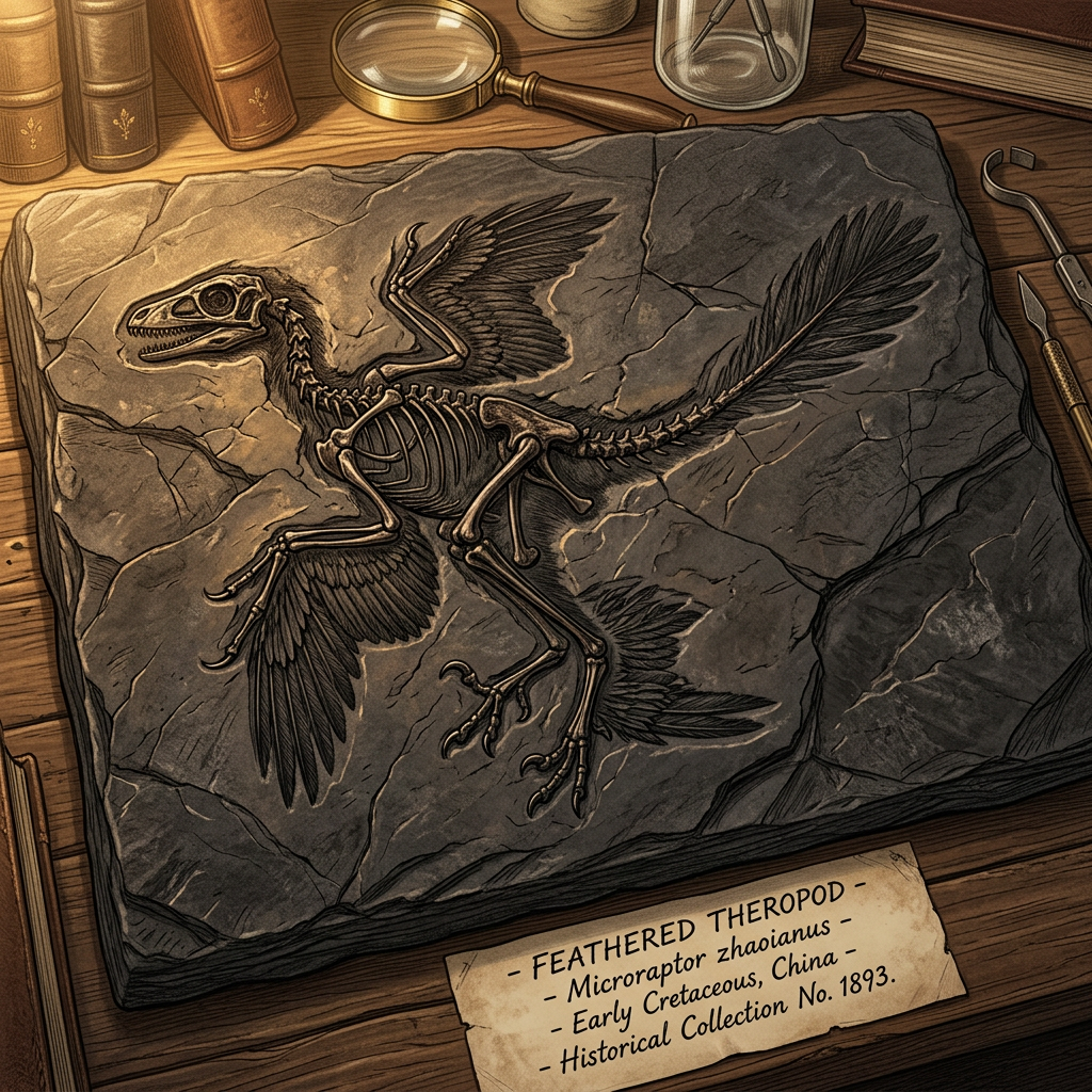 Fossilized 120-Million-Year-Old "Feathered Mammal-Like Reptile" Identified in the Junggar Basin of Northwest China