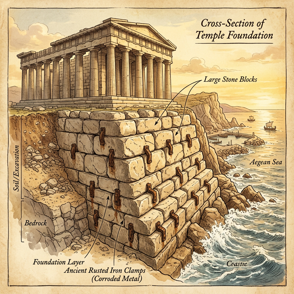 Restoration of 12th-Century 'Shilahara' Dynasty Temple in Ratnagiri Unveils Hidden 'Iron-Clamped' Tsunami-Resistant Foundations