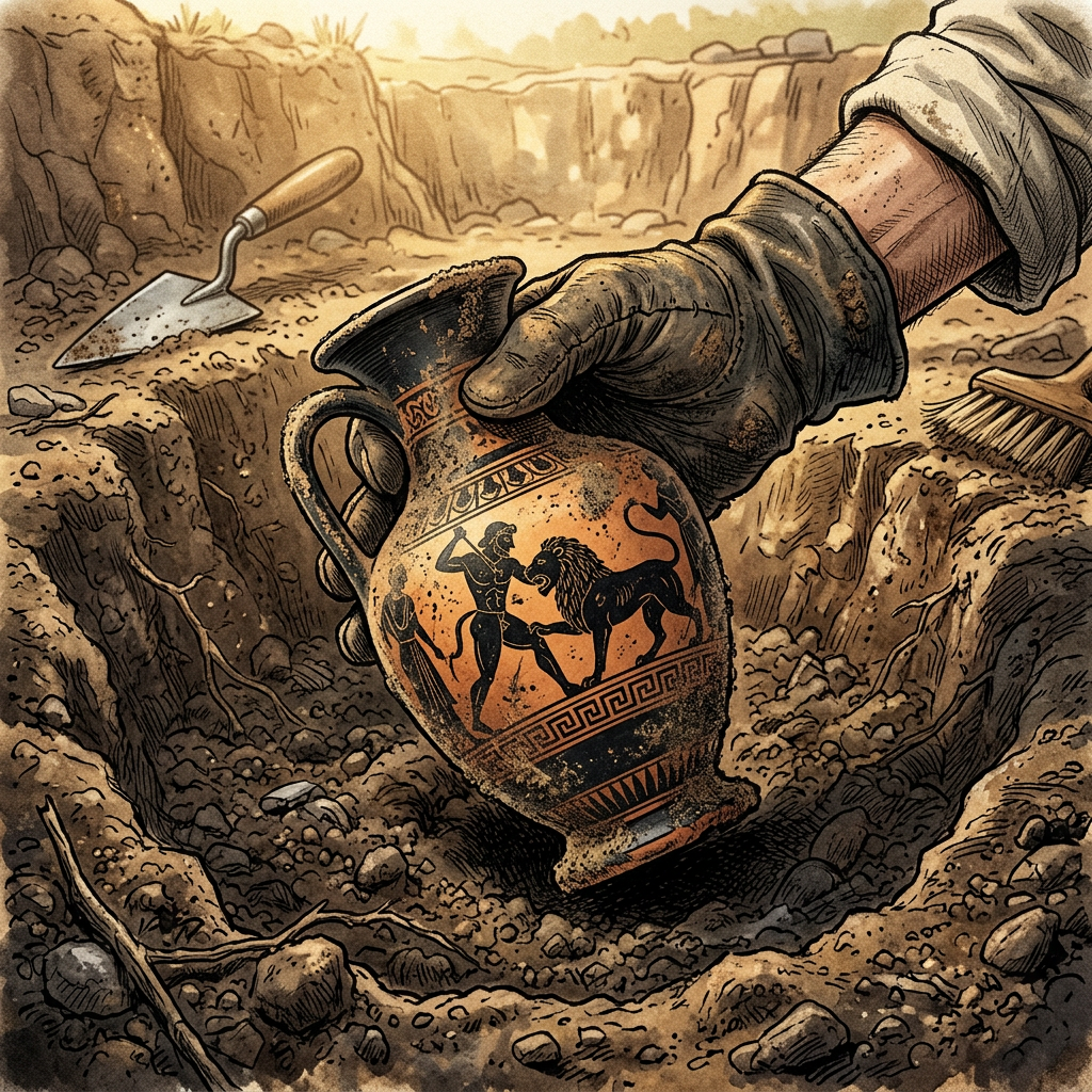 Excavation of Athenian Votive Pit Confirms 2,500-Year-Old Traditions of the Anthesteria Flower Festival