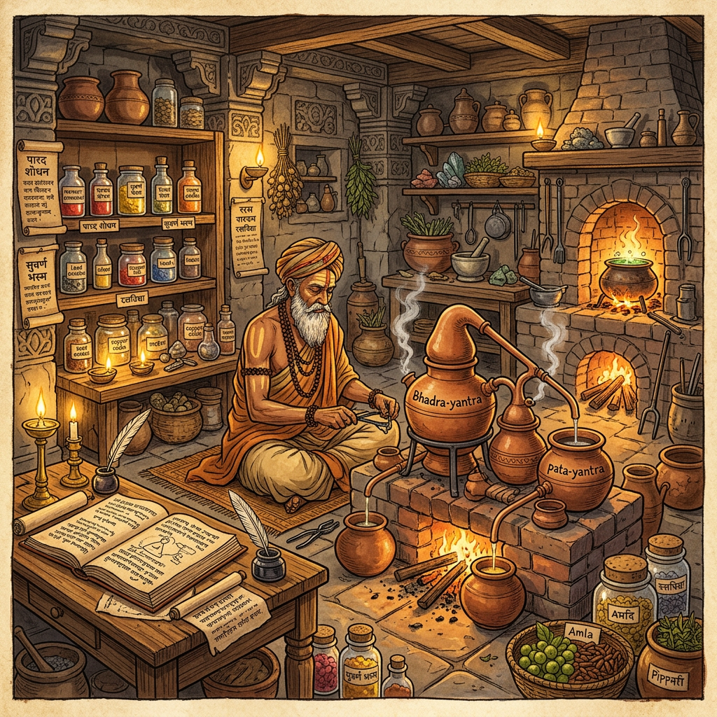 Study of 8th-Century 'Rasaratnasamuchchaya' Manuscripts Reveals Early Indian Protocols for Mercury Purification