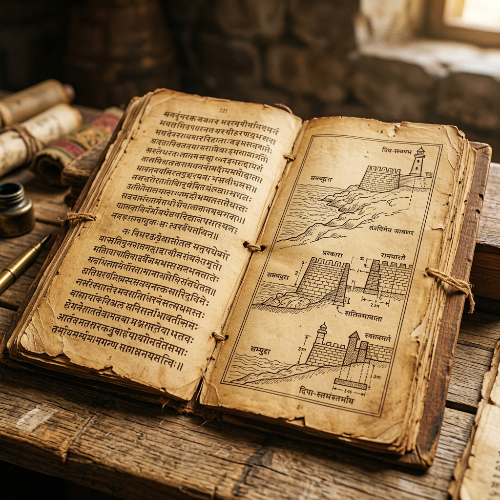 Scholars Decipher 8th-Century 'Siddham Script' Fragments from Java Detailing Vedic Geometric Layouts for Maritime Fortifications