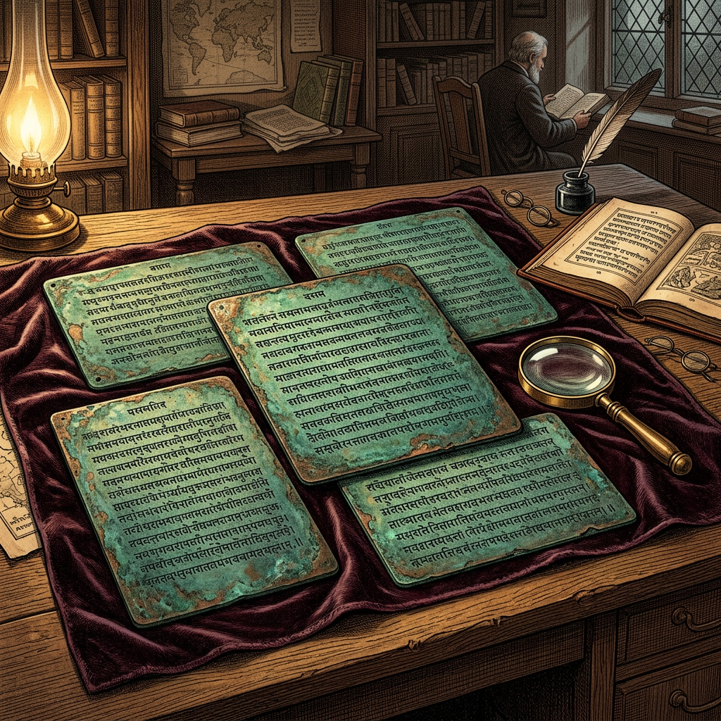 5th-Century 'Prakriti-Sandesh' Copper Plates in Godavari Basin Reveal Early Vedic Environmental Ethics