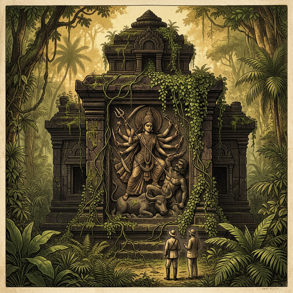 Rare 9th-Century 'Rashtrakuta' Dynasty Temple Dedicated to Goddess Mahishasuramardini Uncovered in Maharashtra’s Remote Gadchiroli Forest