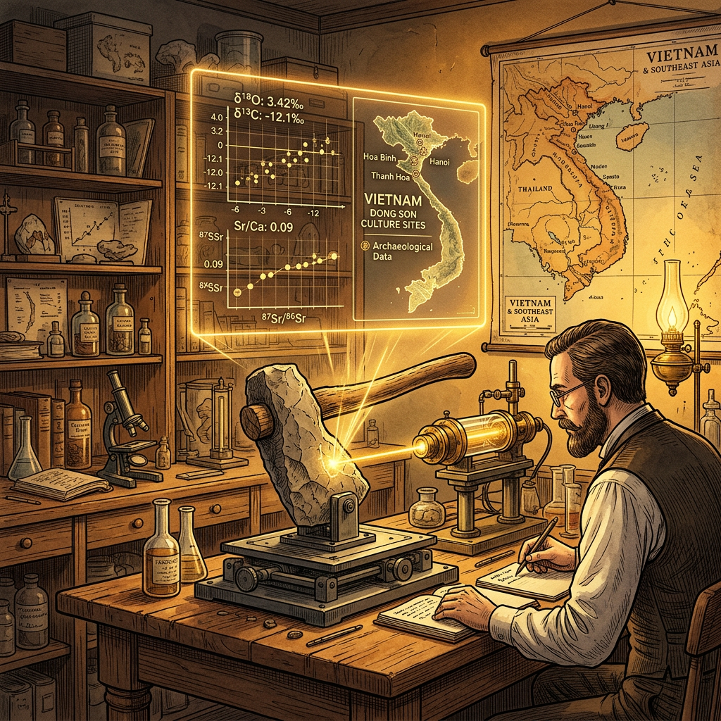 Innovative 'Lithium-7/6' Isotopic Fractionation Methodology Refines the Chronology of Neolithic 'Hoabinhian' Tools in Vietnam to 8000 BCE