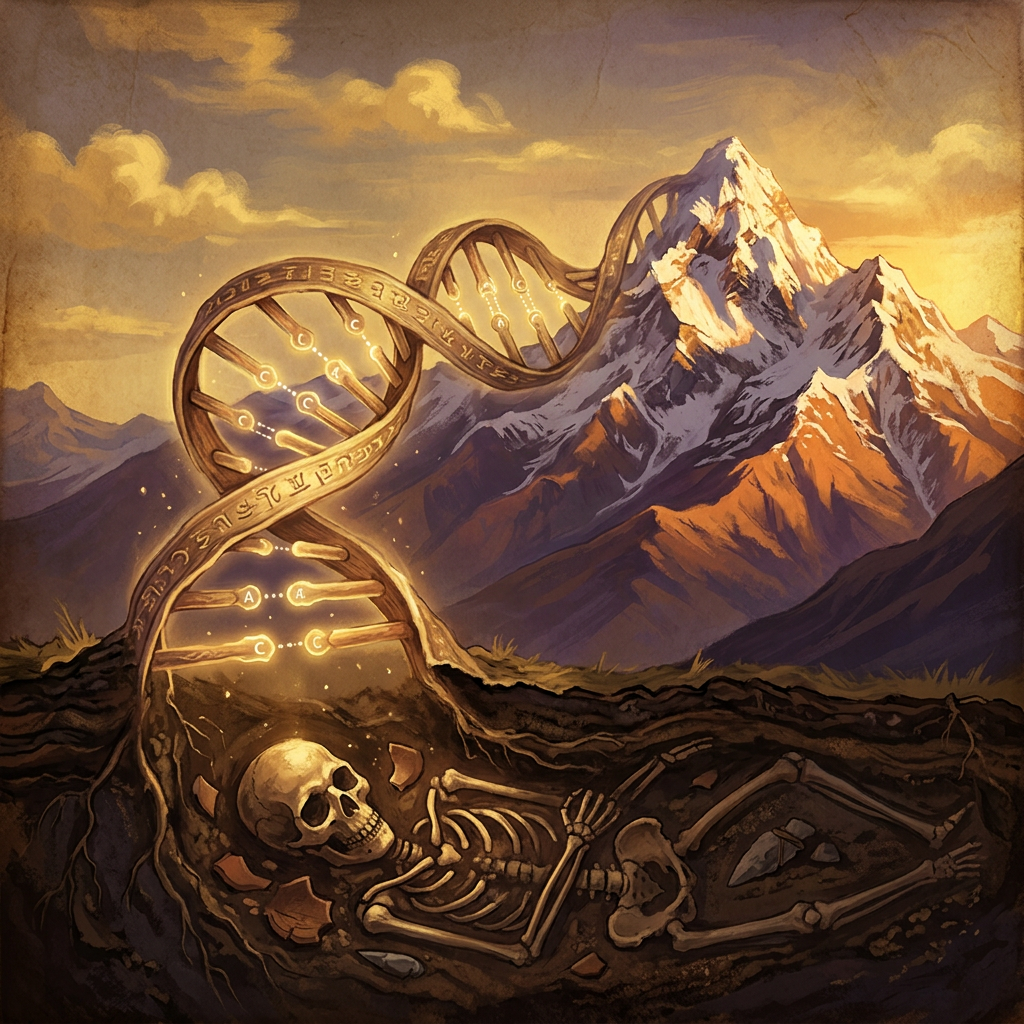 Genomic Study of 4,000-Year-Old Qilian Mountain Remains Identifies First Genetic Selection for Specialized Lipid Metabolism