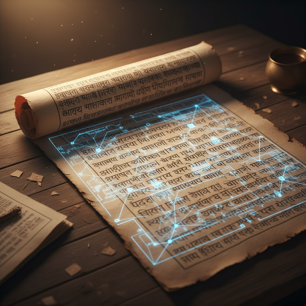 AI-Driven Decipherment of 8th-Century 'Sharada' Script Fragments Unveils Lost Sanskrit Treatises on the Mathematical Properties of Non-Linear Wave Diffraction