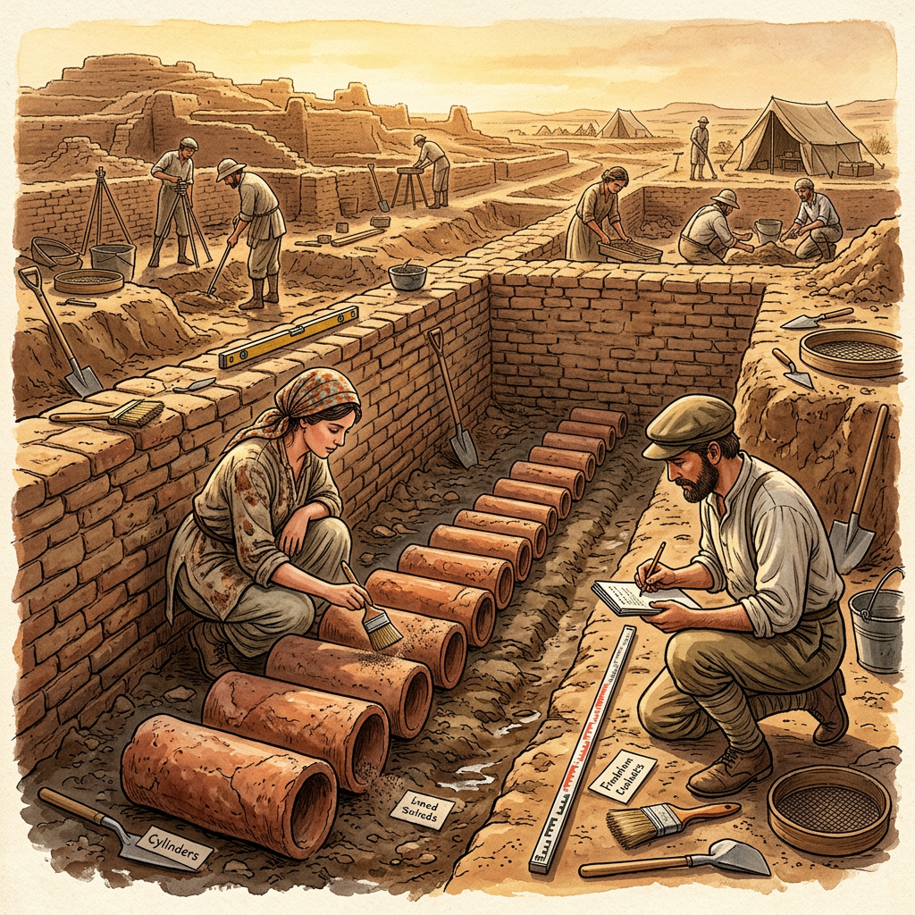 4,500-Year-Old 'Harappan Master of the Royal Canal-Siltage Metrology' Archive and Intact Clay Sediment-Gauges Uncovered at Rakhigarhi