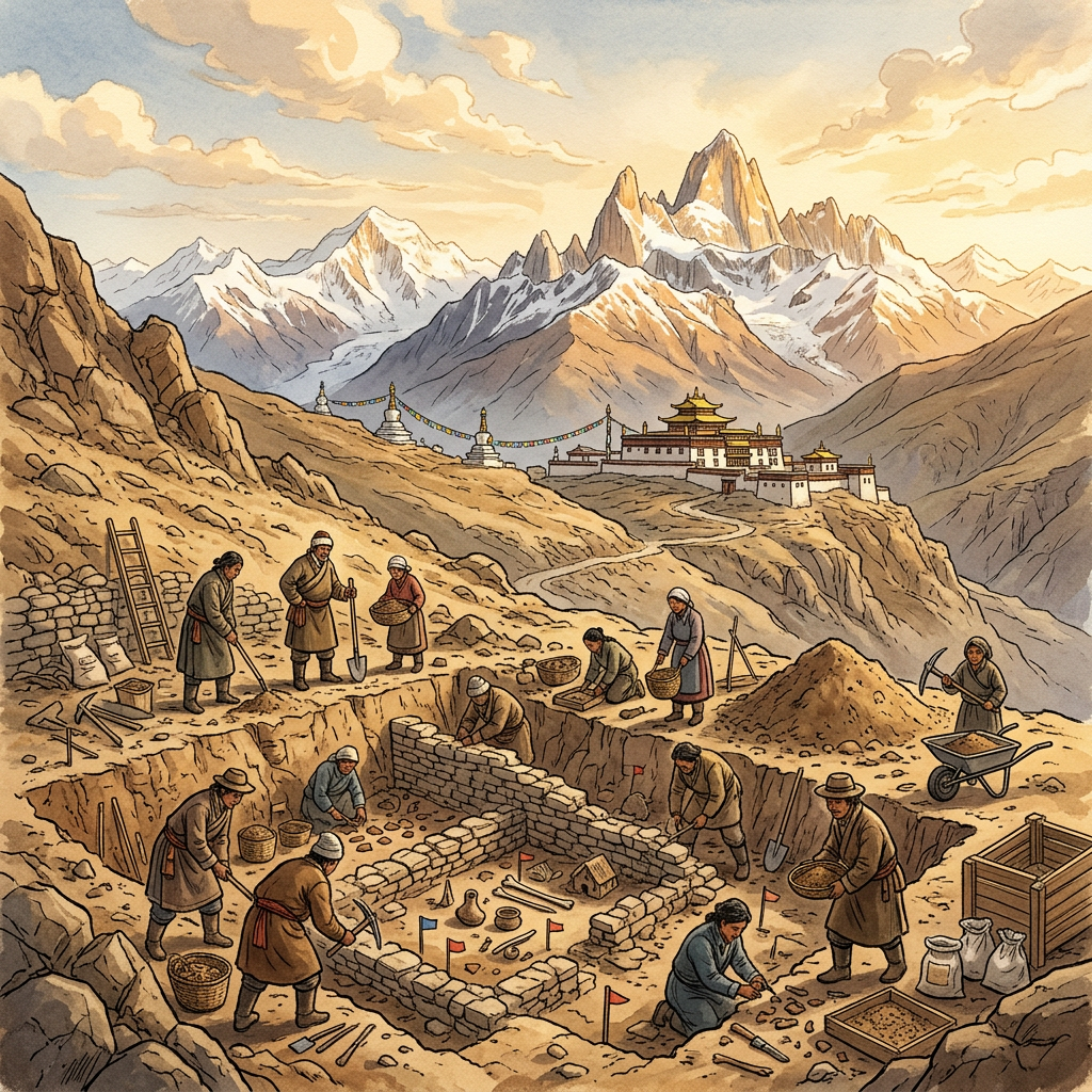 Paleogenomic Analysis of 8,000-Year-Old 'Tibetan Plateau' Remains Identifies Earliest Genetic Markers for Resilience to Endemic High-Altitude Pulmonary Edema