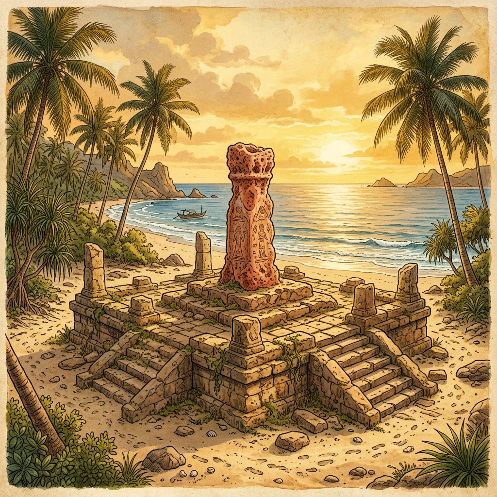 10th-Century 'Later-Chola' Era Maritime Shrine Dedicated to Lord Skanda with Rare 'Coral-Stone' Lingam Discovered in Rural Ramanathapuram