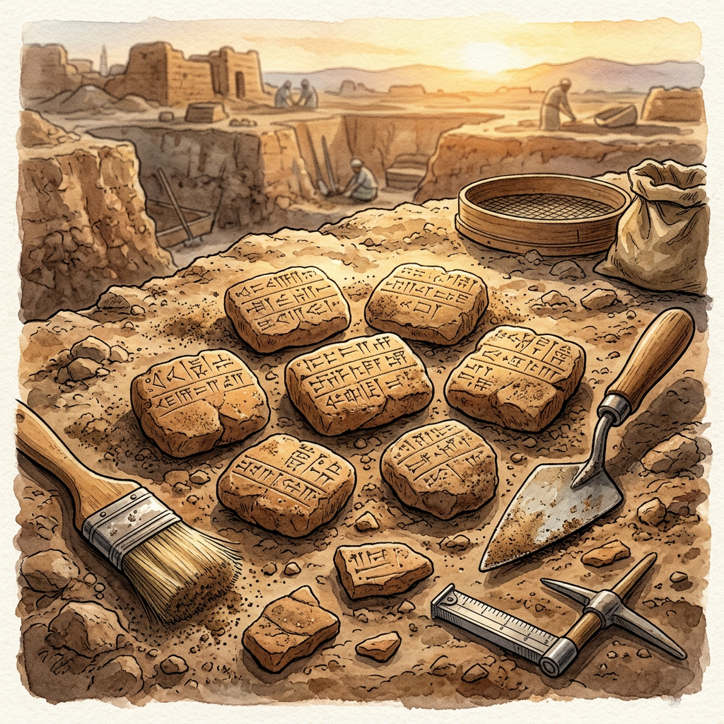 6th-Century BCE 'Samyak-Kriti-Vada' Tablets Found in the Narmada Basin Detail the Philosophy of Perfected Action