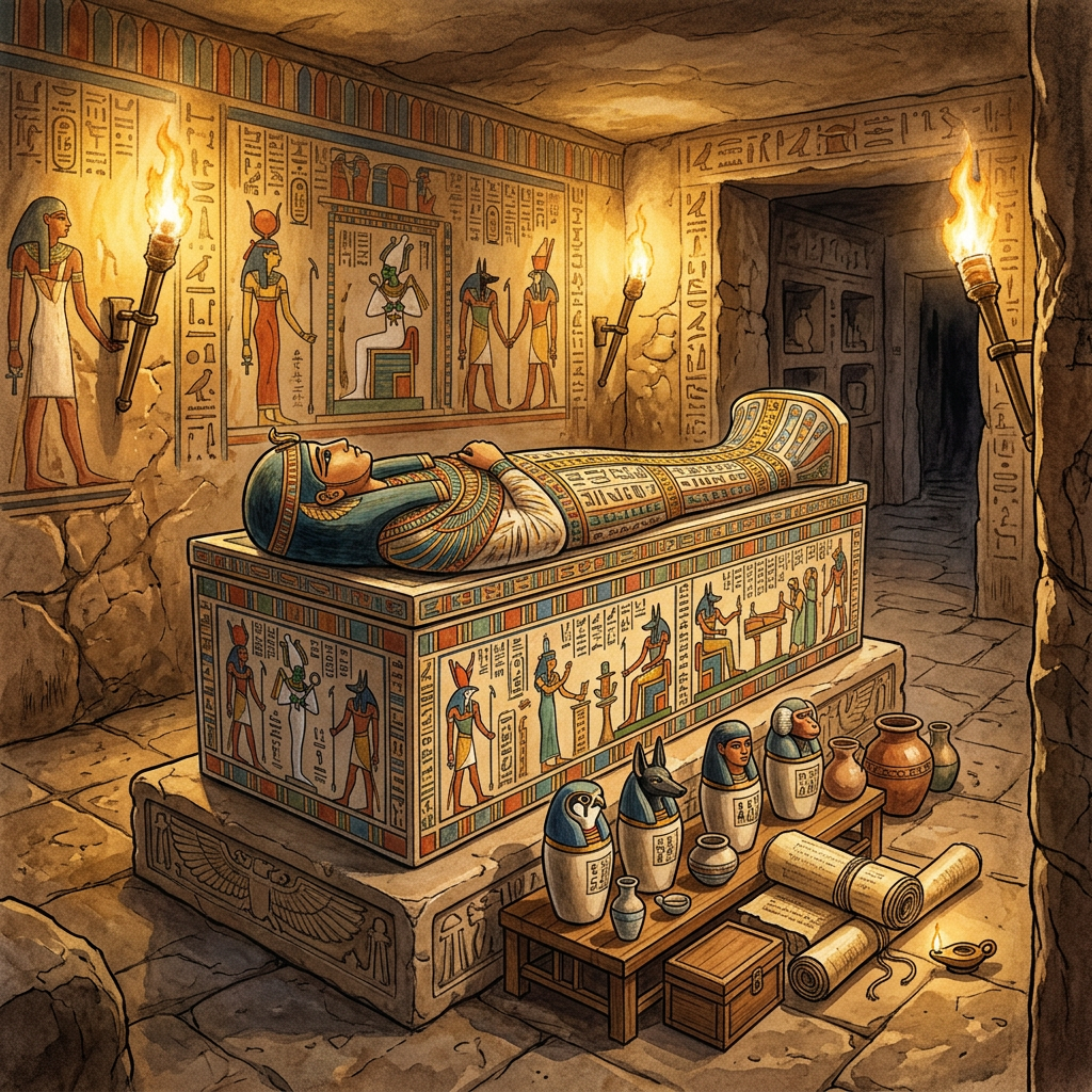 Unlooted 22nd-Dynasty 'Overseer of the Royal Granaries' Sarcophagus Uncovered in Saqqara with Indian Spice Ledgers