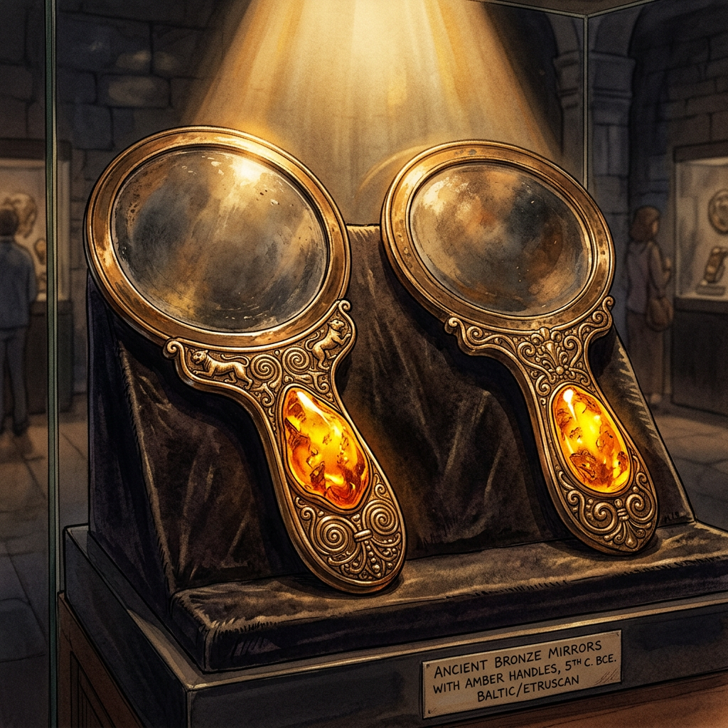 Excavation of 'Amber-Inlaid' Ritual Mirrors in the Baltic Region Points to 3,000-Year-Old Roots of 'Midsummer Reflection' Festivals