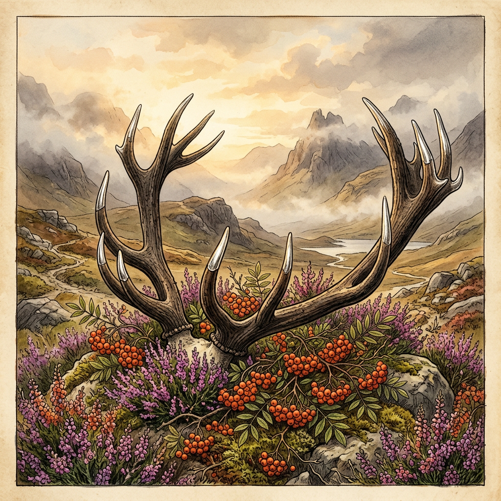 Rare 'Silver-Tipped' Antler Crowns Discovered in the Scottish Highlands Reveal 2,000-Year-Old Roots of 'Frost-Departure' Festivals