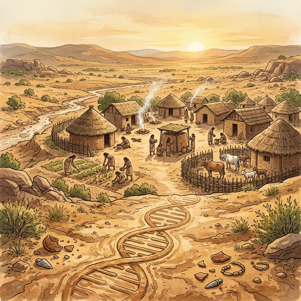 Genomic Study of 3,500-Year-Old 'Jorwe Culture' Remains Reveals Early Genetic Adaptation to Semi-Arid Pastoralism