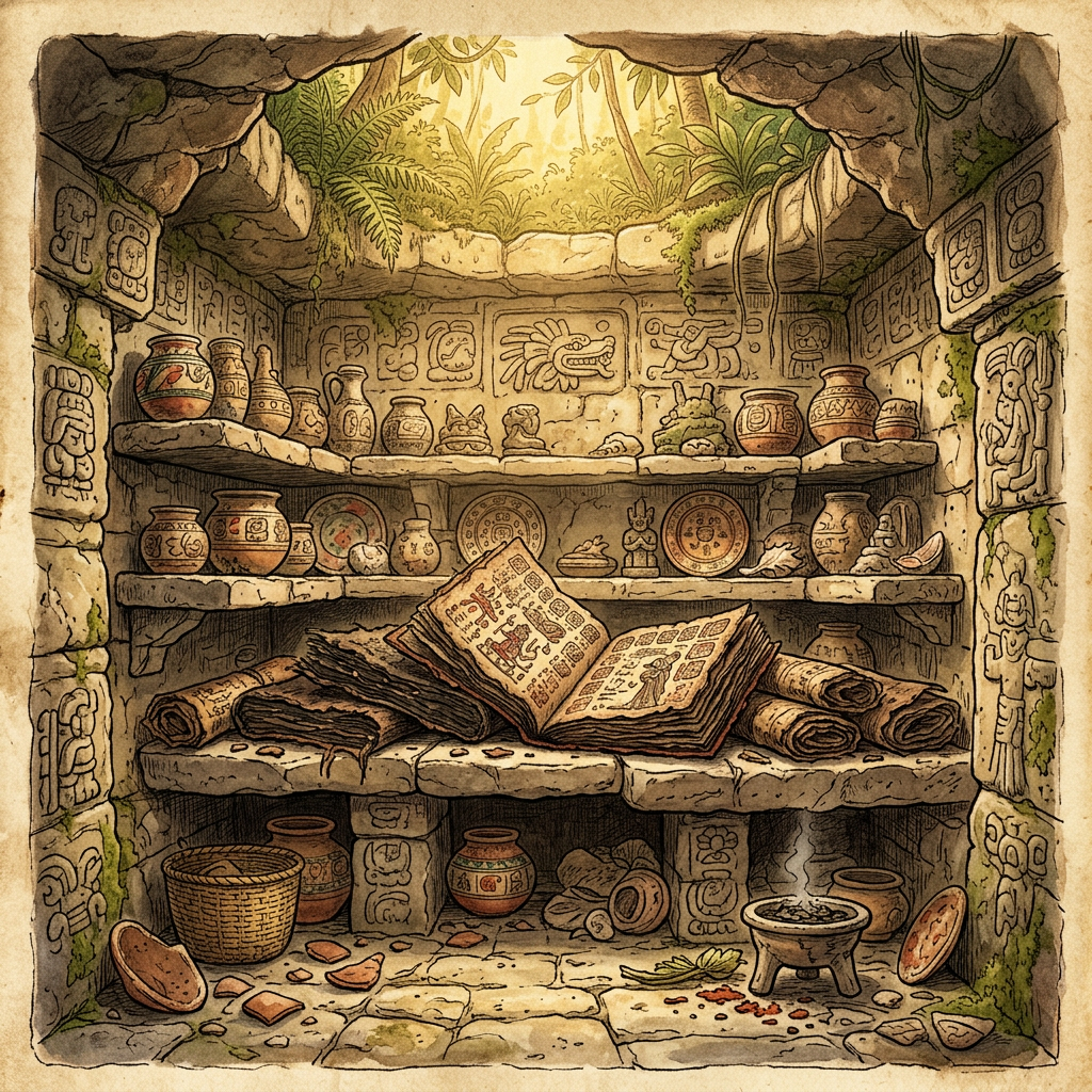 Discovery of a 1,200-Year-Old 'Maya Herbalist's Scriptorium' with Intact Botanical Compendiums in Guatemala