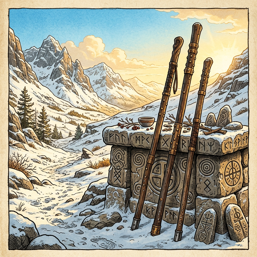 Archaeologists in the Swiss Alps Uncover 'Bronze-Studded' Rowan-Staffs Linked to 3,000-Year-Old 'Frost-Calming' Festivals