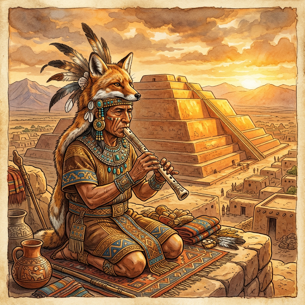 Discovery of 'Fox-Tail' Regalia and Flutes in Peru Unveils Origins of Moche 'Festival of the Desert Fox'