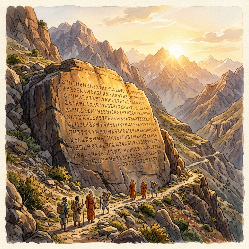 3rd-Century BCE Brahmi Inscriptions in the Girnar Hills Detail the 'Ethics of Equitable Speech' and Truth-Telling