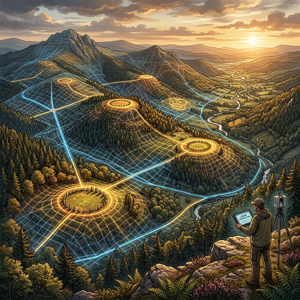 LiDAR Mapping in the Appalachian Highlands Reveals 2,500-Year-Old 'Adena Culture' Solstice-Aligned Stone Enclosures