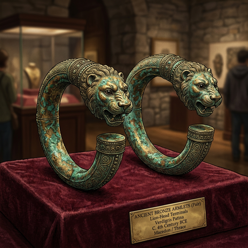 The Getty Museum Repatriates Rare 4th-Century BCE ‘Apulian’ Bronze Armlets to the Italian Ministry of Culture