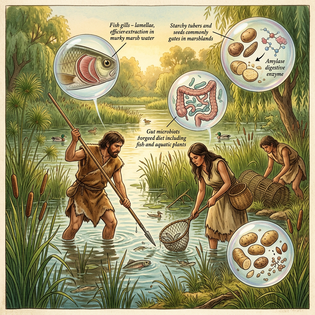 Genomic Analysis of 11,000-Year-Old Okavango Remains Identifies Early Genetic Adaptation to High-Nitrate Riverine Ecosystems
