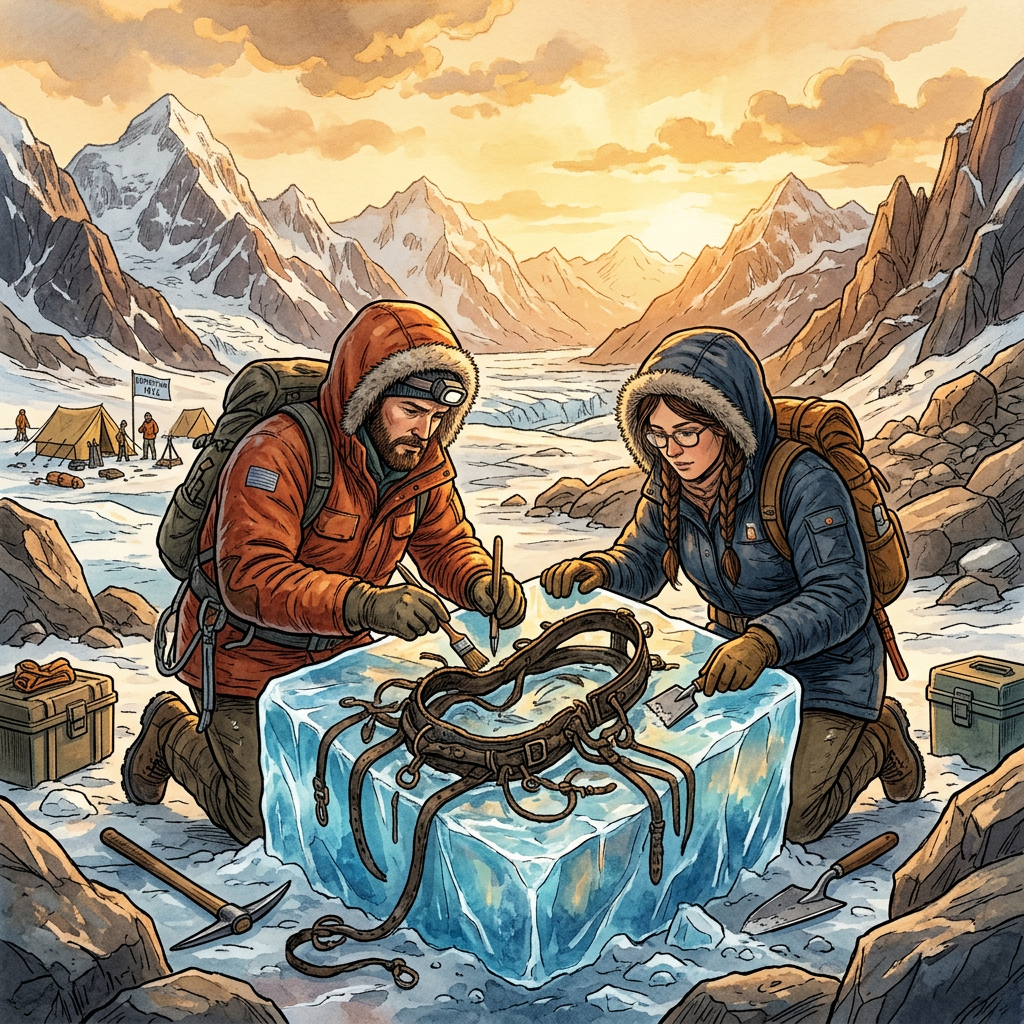 Thawing Permafrost in the Altay Mountains Reveals 2,500-Year-Old 'Scythian' Horse Harnesses with Intact Leather Stitching