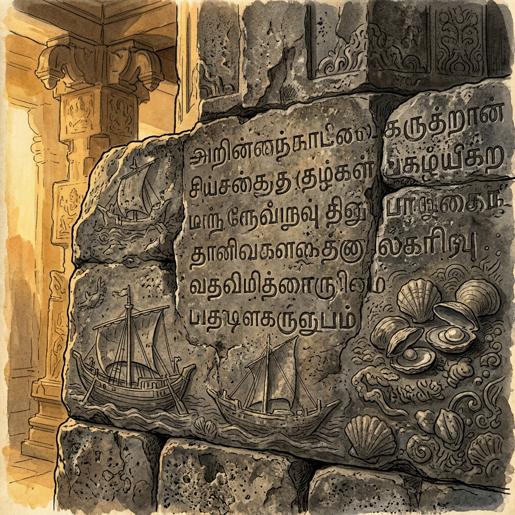 Restoration of 12th-Century 'Later-Pandyan' Era Temple in Tuticorin Reveals Hidden 'Pearl-Trade' Inscriptions
