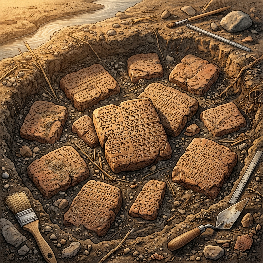 Discovery of 6th-Century BCE 'Niti-Sagara' Tablets in the Ghaggar Basin Detailing the Philosophy of Collective Resilience