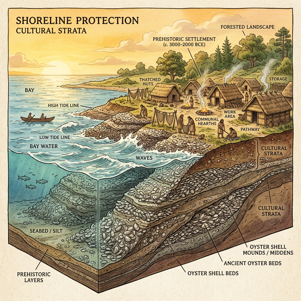 Climate Archaeology: Submerged 'Oyster Terraces' in the Chesapeake Bay Reveal 3,000-Year-Old Indigenous Sea-Level Adaptation