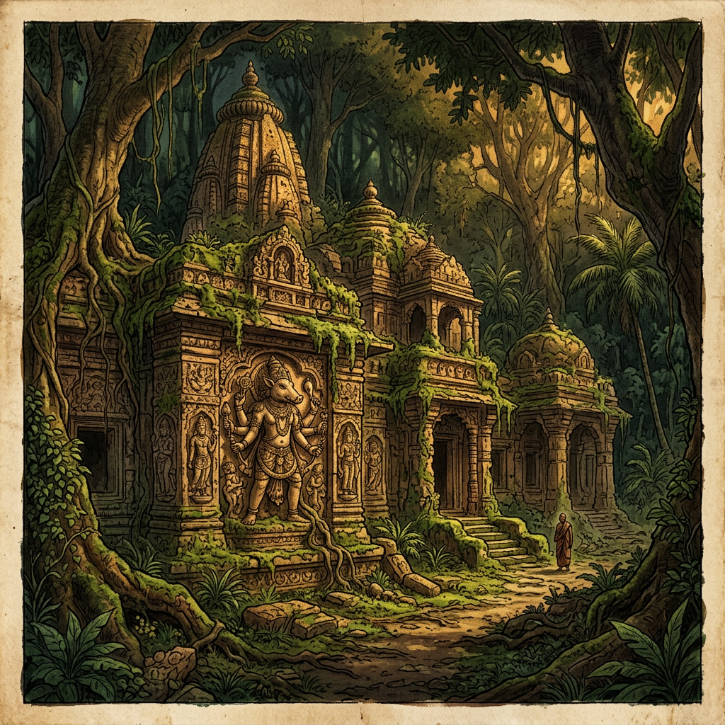 Hidden 9th-Century 'Bhauma-Kara' Temple with Unique 'Boar-Incarnation' Friezes Discovered in Odisha’s Deogarh District