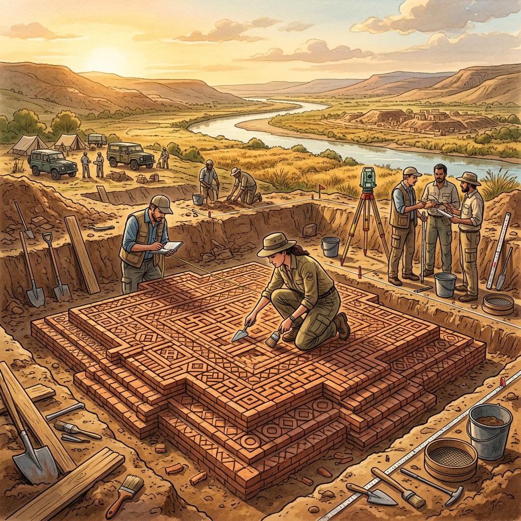 Excavation of a 3rd-Century BCE 'Agni-Chiti' Altar in the Narmada Valley Reveals Advanced Fire Ritual Layouts