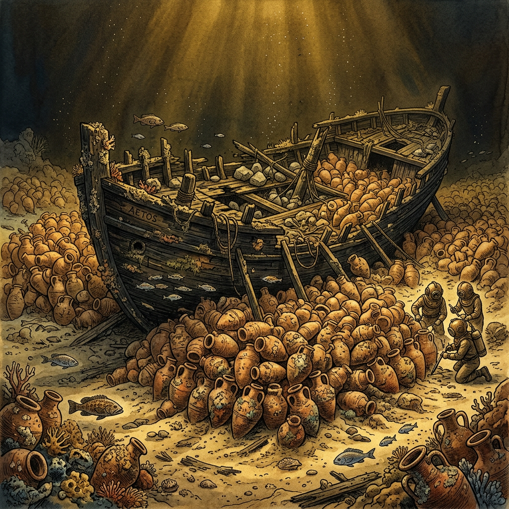 Sunken 2,400-Year-Old 'Classical Greek' Merchant Vessel with Intact Cargo of Chian Wine Discovered off the Coast of Cyprus