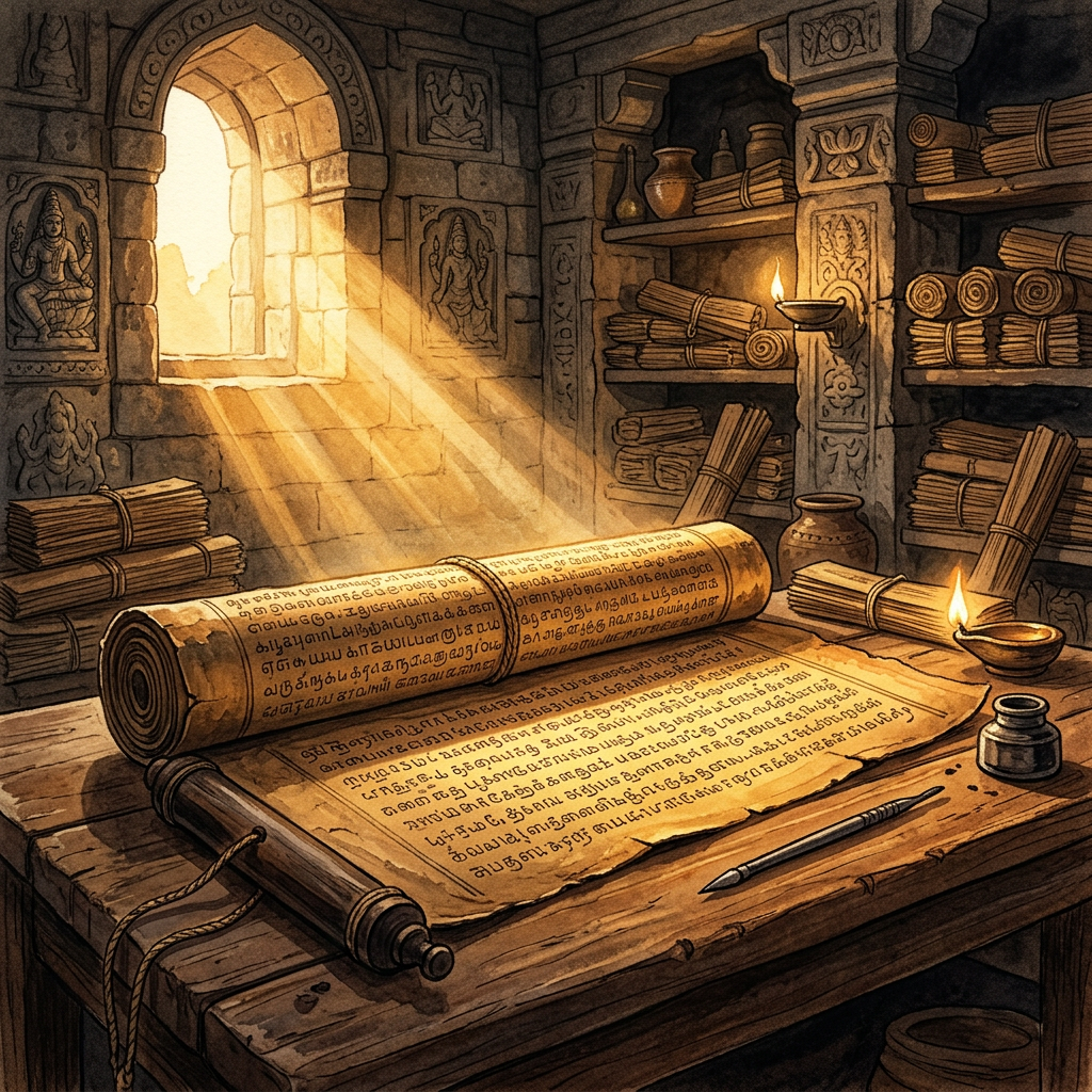 7th-Century 'Viveka-Martanda' Scroll Discovered in Thanjavur Vault Outlines Early Saiva-Siddhanta Logic