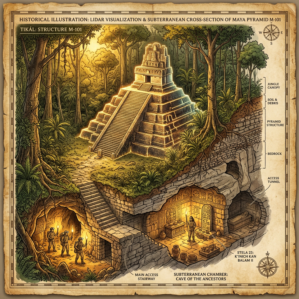 Hidden 1,200-Year-Old Maya 'Temple of the Quetzal-Feathered Throne' Discovered in Chiapas Jungle via LiDAR