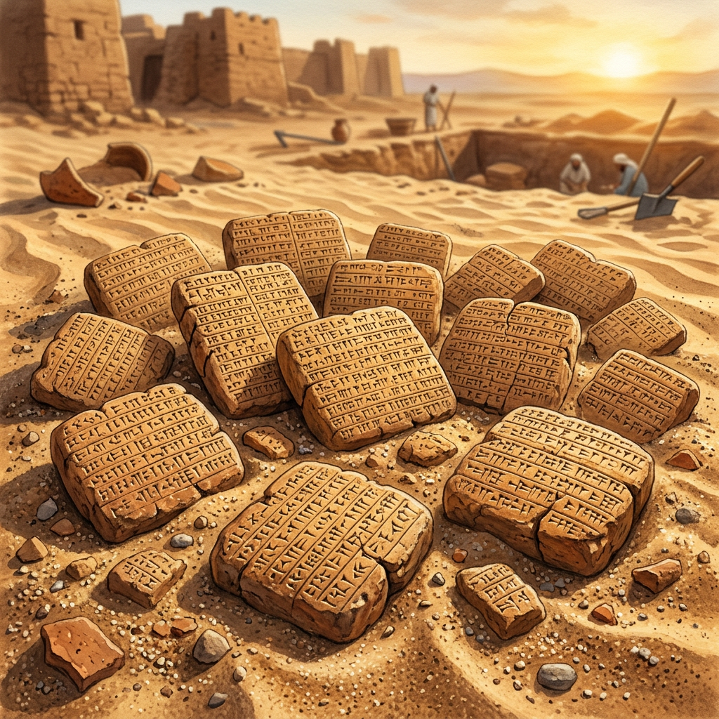 Sumerian 'Archive of Royal Scribes for the Salt-Tax' and Cuneiform Brine-Volume Ledgers Uncovered in Ancient Girsu