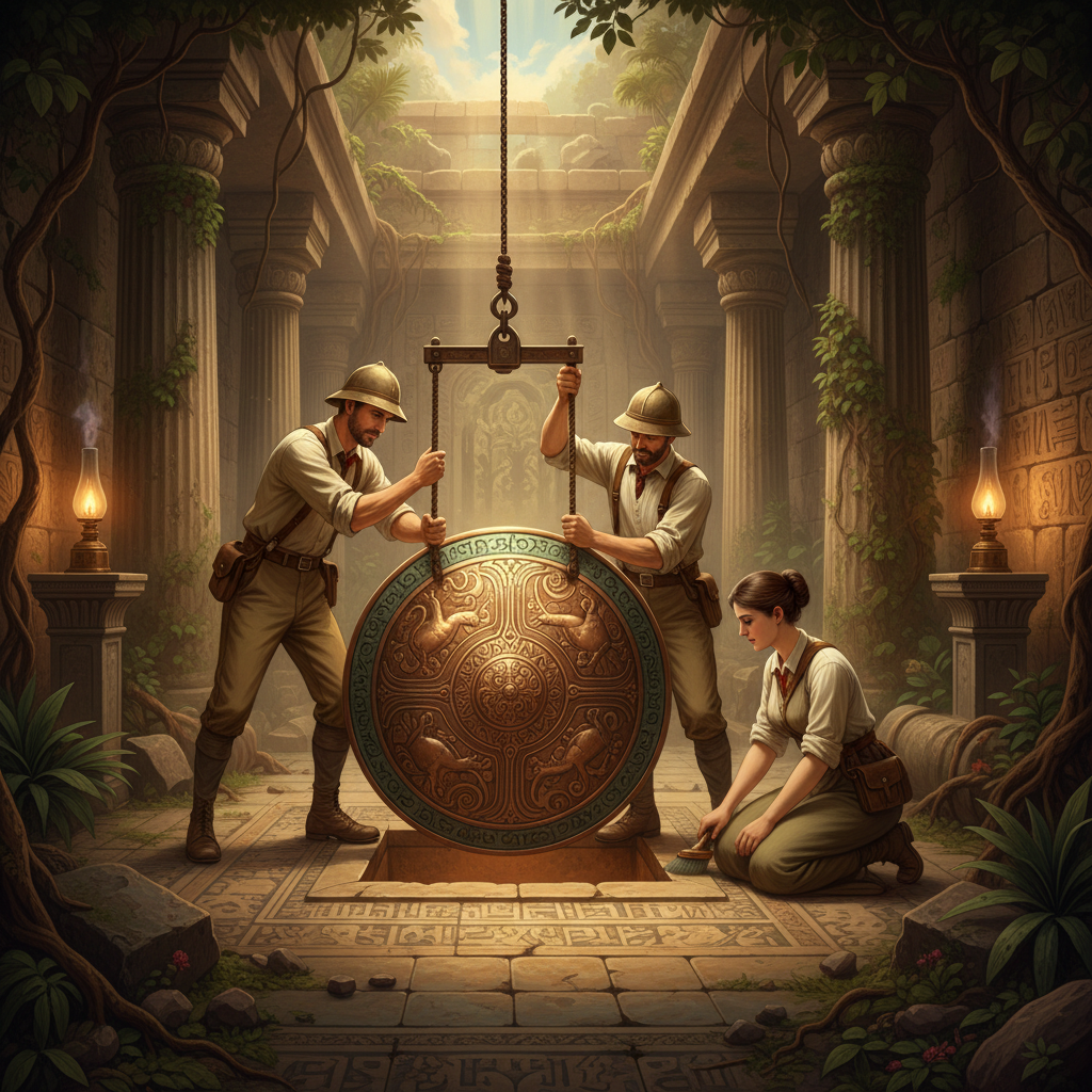 Restoration of 11th-Century 'Chutiya-Dynasty' Temple in Upper Assam Reveals Hidden Copper Ritual Shields