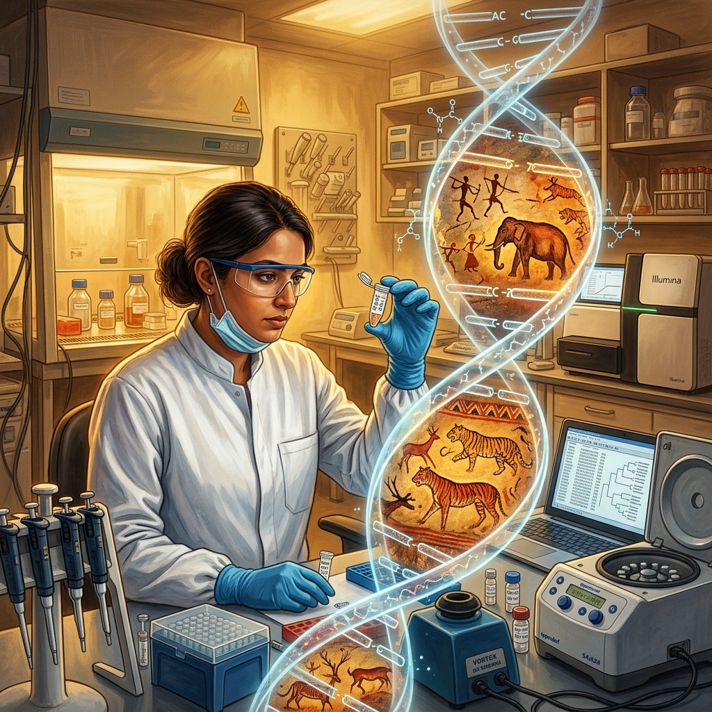 Paleogenomic Analysis of 8,000-Year-Old 'Ghats' Hunter-Gatherers Reveals a Unique Ghost Lineage of the Indian Peninsula