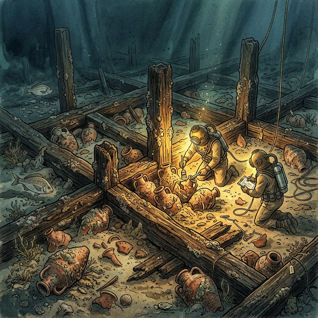 Submerged 1st-Century Roman 'Industrial Port' and Intact Timber Warehouses Identified off the Coast of Istria