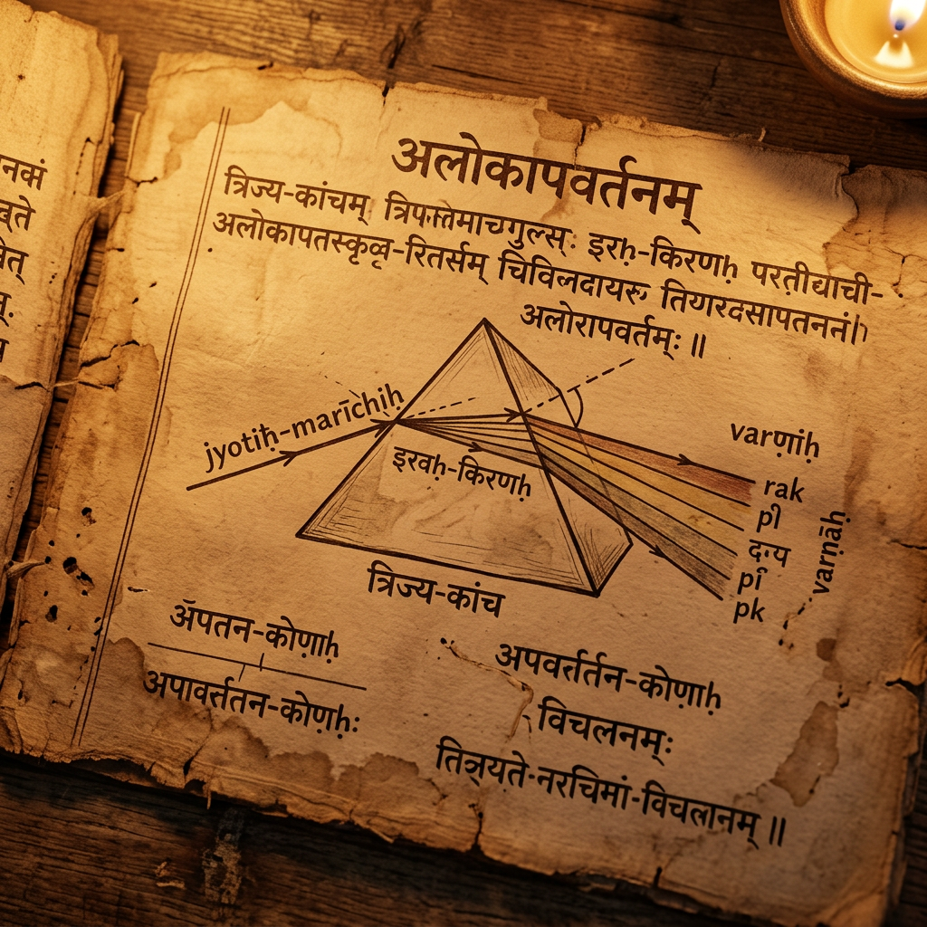 AI-Driven Decipherment of 9th-Century 'Sharada' Script Fragments Unveils Lost Sanskrit Treatises on Early Indian Optics and Light Refraction