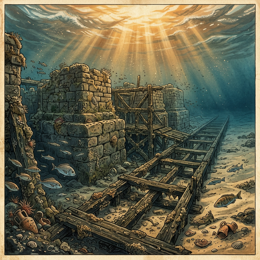 Submerged 4th-Century Roman 'Naval Arsenal' and Shipyard Foundations Identified off the Coast of Tangier