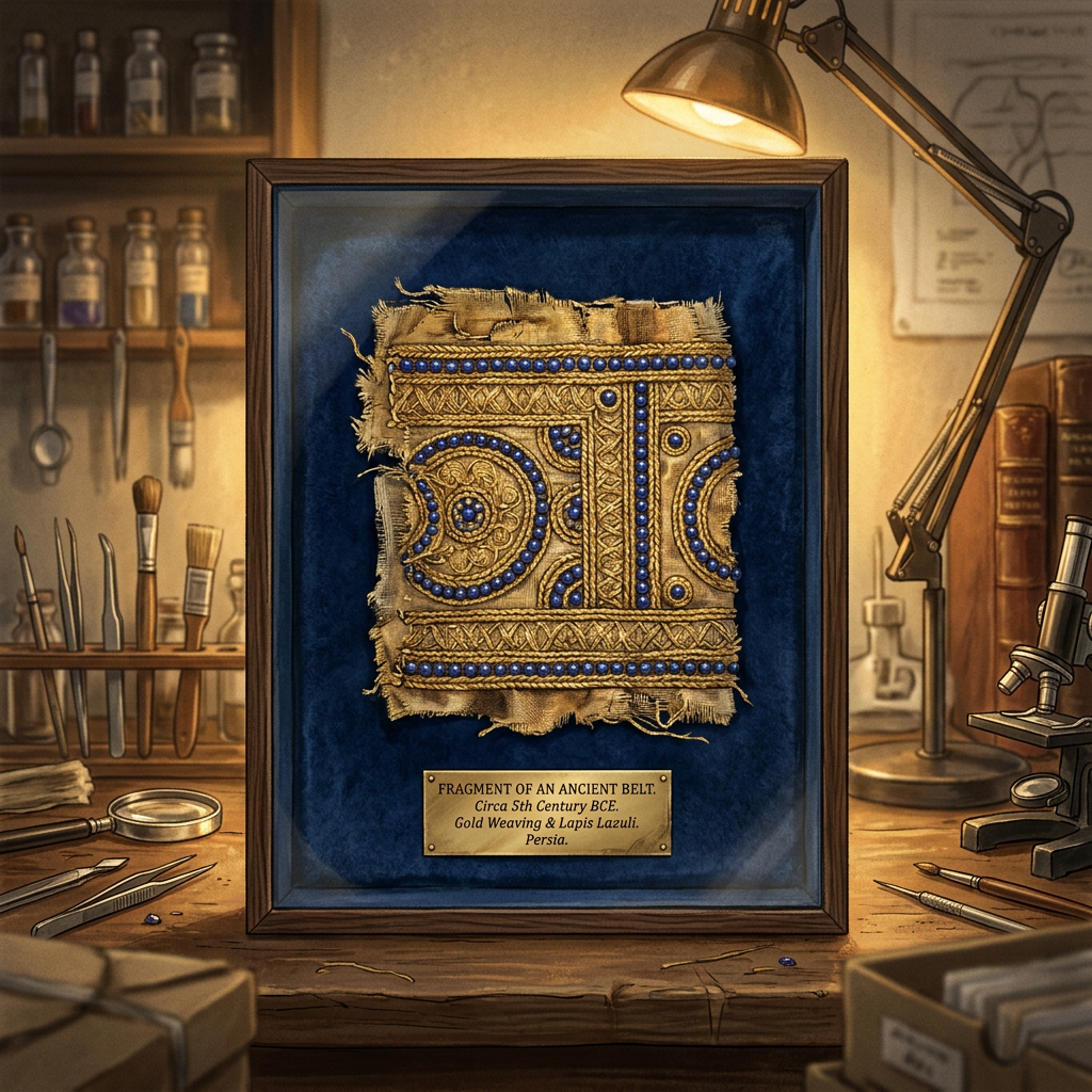 Rare 4,000-Year-Old 'Gold-Woven' Ritual Belts Found in Ancient Elamite Susa Reveal Roots of the 'Festival of the Sacred Girdle'