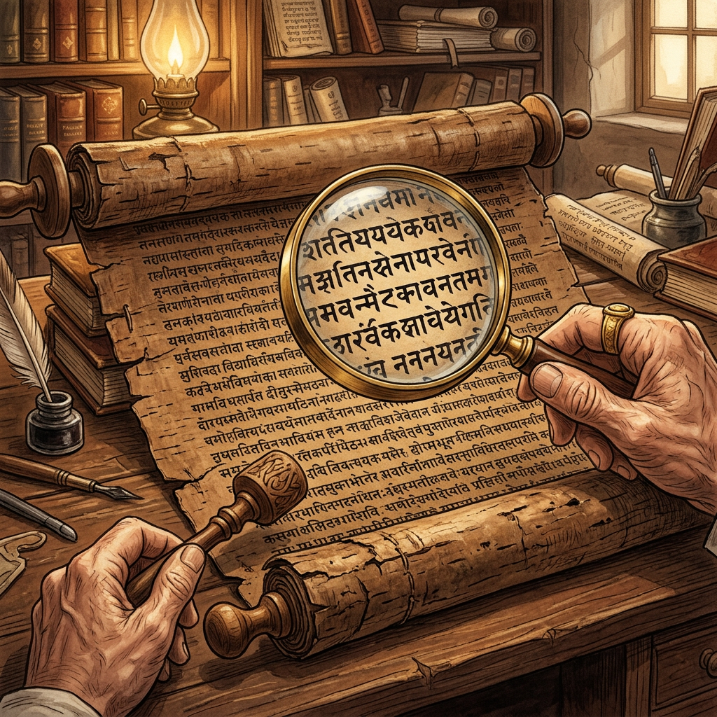 Scholars Decipher 9th-Century 'Sharada' Script Fragments Detailing Advanced Mathematical Logic in the 'Nyaya-Varttika'