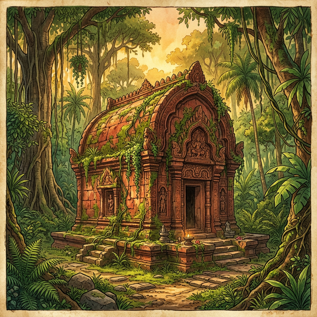 Unrecorded 11th-Century 'Bhauma-Kara' Era Temple Dedicated to Chamunda Discovered in Odisha’s Dhenkanal Forest