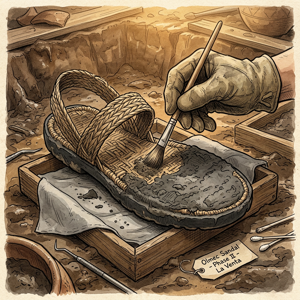 Excavation of 'Rubber-Soled Ritual Sandals' in San Lorenzo Points to 3,200-Year-Old Roots of Olmec Ballgame Festivals