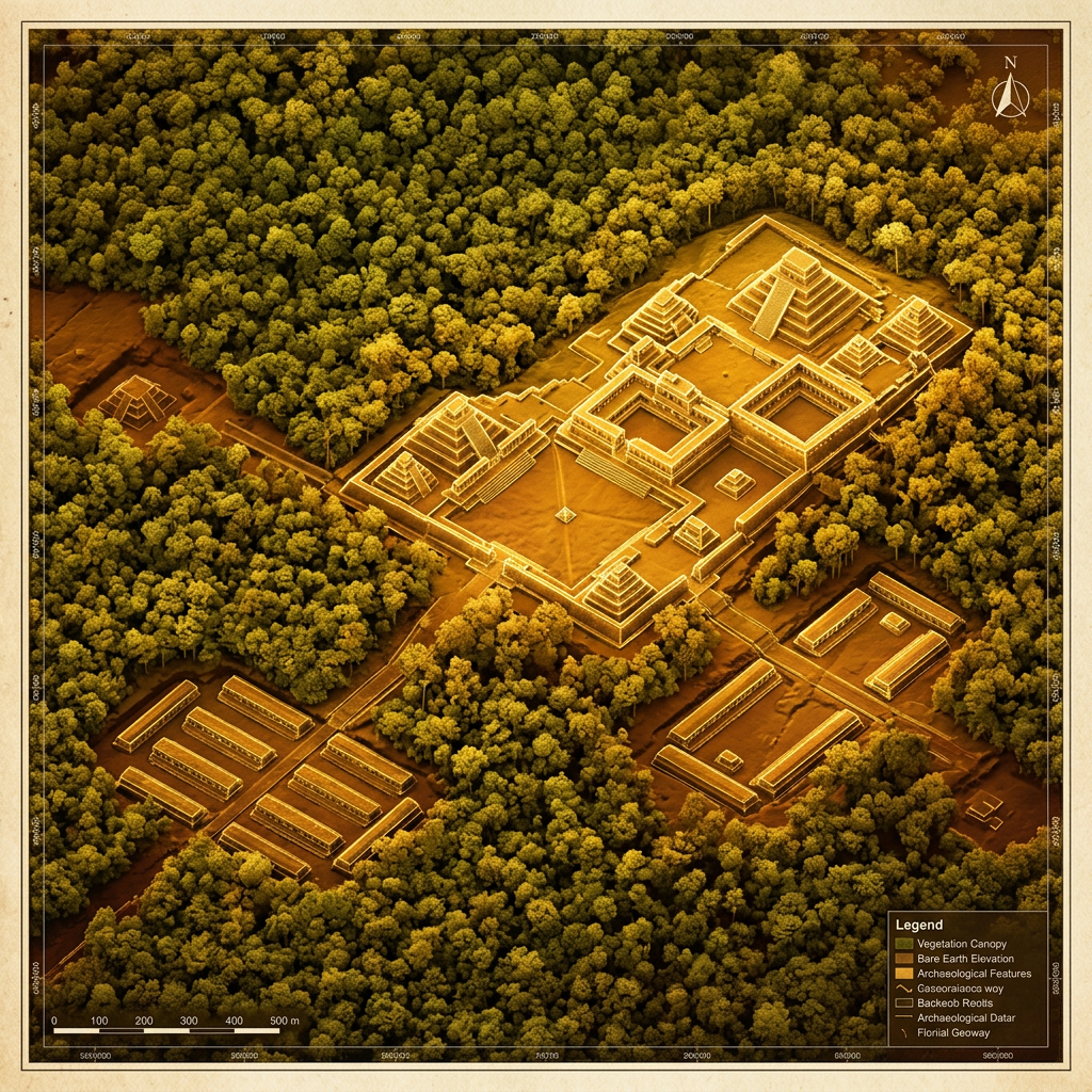 LiDAR Mapping in the Northern Petén Reveals a Massive 1,300-Year-Old 'Maya Military Academy' and Fortified Training Grounds