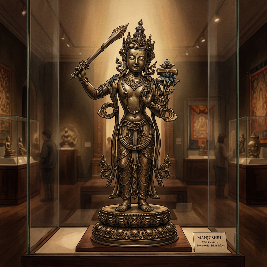 The British Museum Formally Repatriates a Rare 12th-Century 'Pala-Era' Bronze Manjushri to the National Museum of Bangladesh