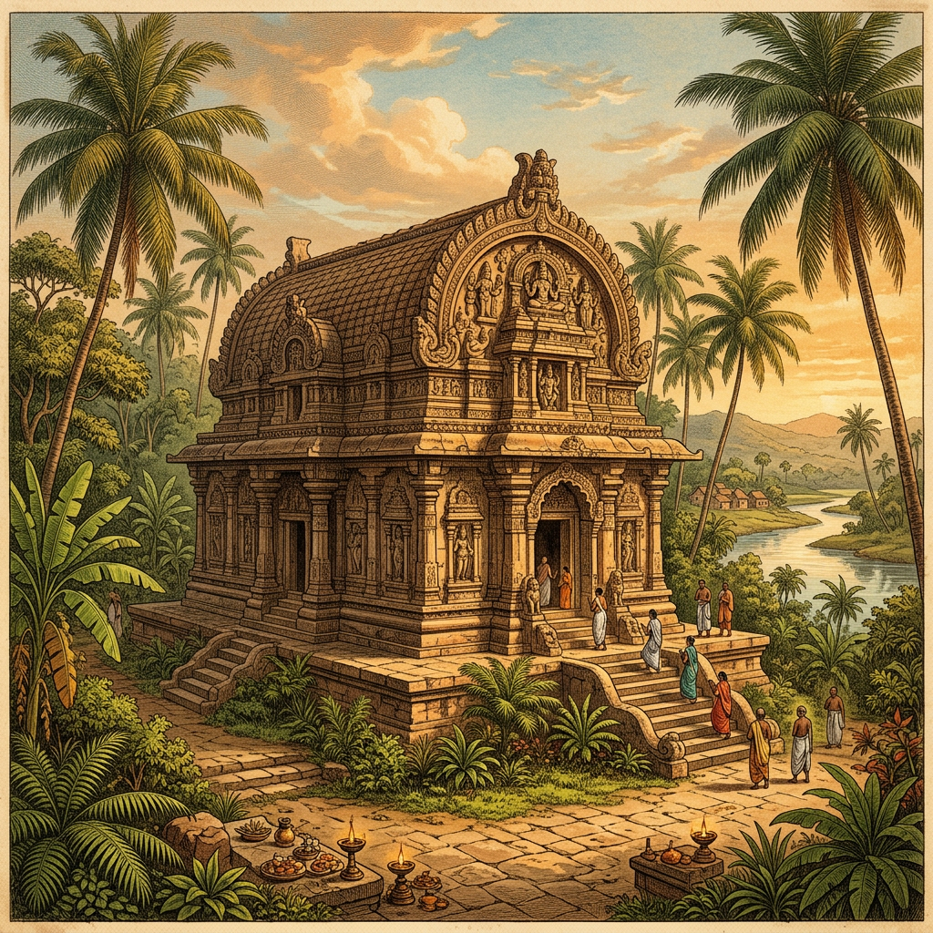 9th-Century 'Alupa' Dynasty Temple with Unique 'Gajaprishta' Architecture Discovered in Coastal Karnataka