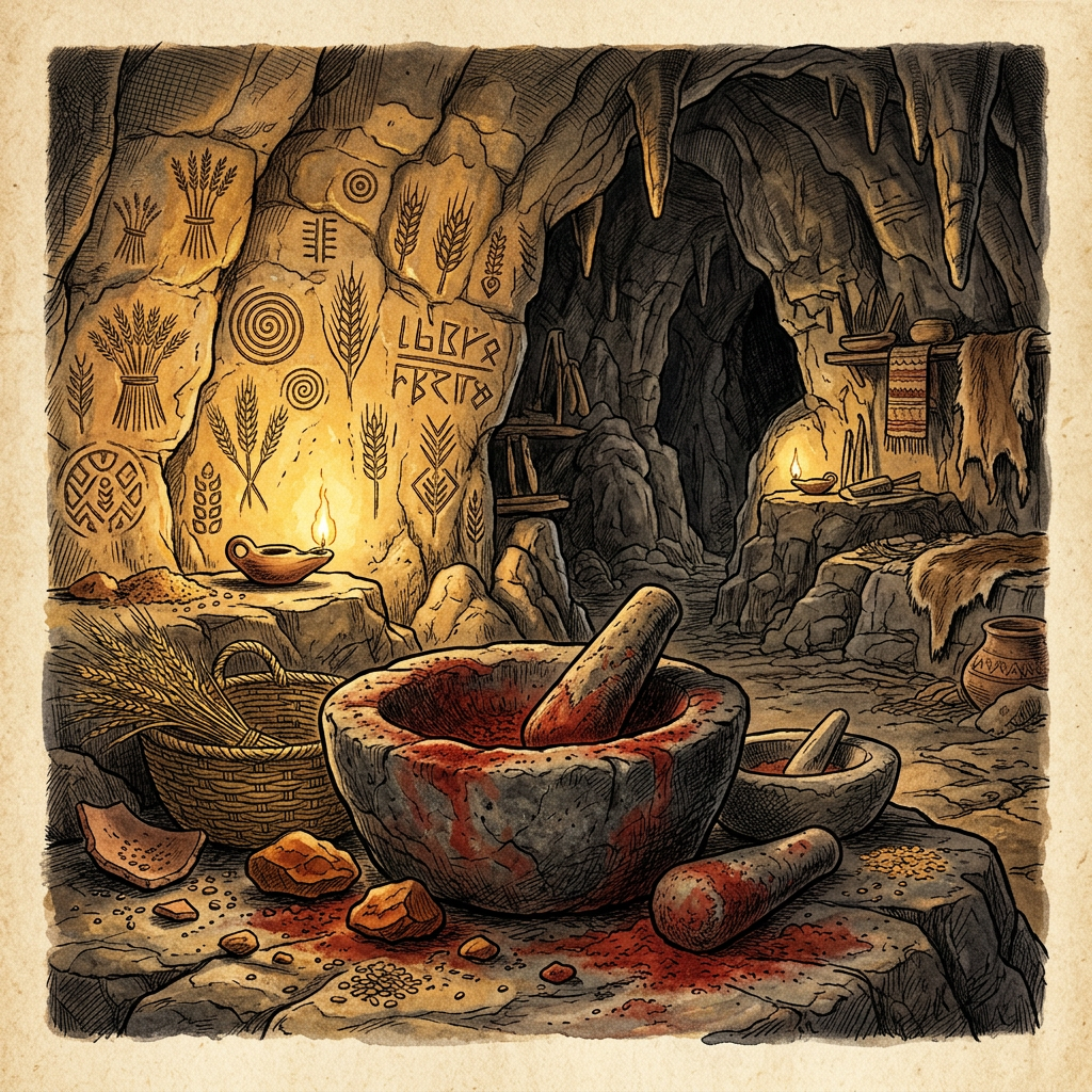 Discovery of 'Cinnabar-Rubbed' Ritual Mortars in the High Atlas Mountains Reveals 2,500-Year-Old Roots of the Berber 'Festival of the First Grind'